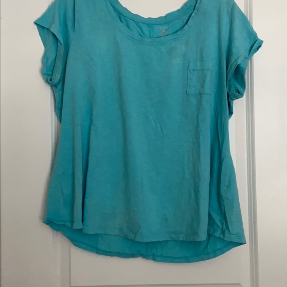 Blue Pocket Tee
